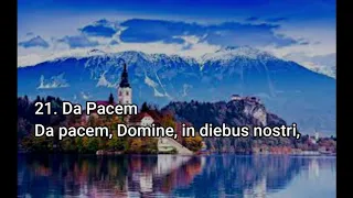 Da Pacem (with lyrics) from Gregorian chant