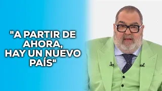 "A partir de ahora, hay un nuevo país", la opinión de Jorge Lanata tras el triunfo de Javier Milei