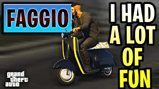 Faggio Review & Best Customization - GTA 5 Online - SCOOTER - Funny VIDEO - LOT OF FUN - NEW!