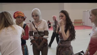 (нарезка) Косплееры Witcher на МКК 2017