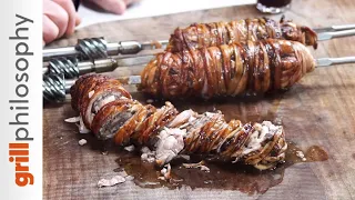 Greek gardouba recipe (lamb spleen and intestines) - Easter appetizer | Grill philosophy