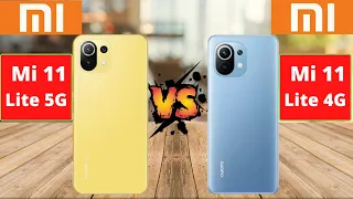 Xiaomi Mi 11 lite 5G vs Mi 11 Lite 4G - Full Comparison -
