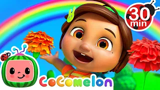 Nina's Rainbow Song 🌈 | CoComelon Nursery Rhymes & Kids Songs