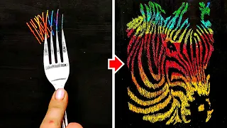 25 CUTE FULL OF COLORS ART TECHNIQUES