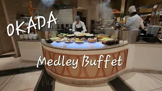 Okada Manila Medley Buffet. Full tour! 2024.