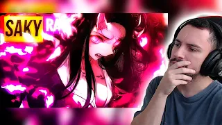 React do Saky | Queime de Uma Vez | Nezuko | Demon Slayer - Geek Song ft. Iron Master | JonyyReact