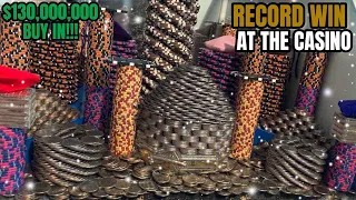 BROKE THE CASINO RECORD! 1 QUARTER CHALLENGE, $130,000,000 BUY IN, HIGH RISK COIN PUSHER! (MUST SEE)
