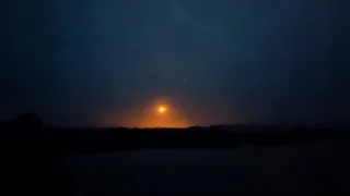 Ukraine - 15.12.2022. Footage Of UAF PzH 2000 Firing Illumination Rounds To Light Up The Battlefield