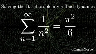 Solving the Basel problem via fluid dynamics