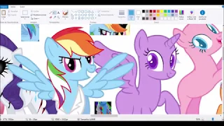 MLP creepy mane six | SpeedPaint pt.1