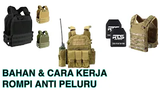 Bahan dan Cara Kerja Body Armor / Rompi Tahan Peluru