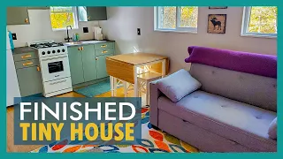 Shed to TINY House!!  DIY FINISHED Project