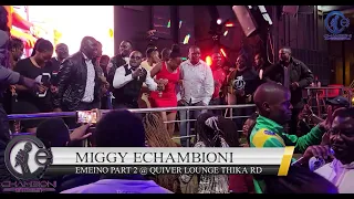 Miggy Echambioni Performing Emeino Part 2 at Quiver Lounge, Thika Rd