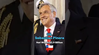 Top 10 Richest Presidents in the World 🌍 #shorts #viral