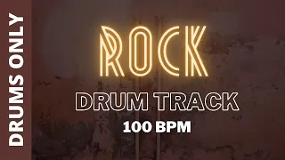 Rock Drum Track 100 Bpm