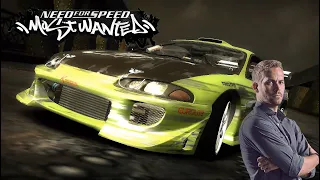 NFS MW final pursuit with Brian's Mitsubishi Eclipse from Fast and Furious | NFS Most Wanted 1080p