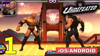 WWE Undefeated Gameplay Walkthrough (Android, iOS) - Part 1