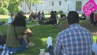 Prayer vigil at Emory University amid college protests