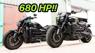 2x Supercharged Triumph Rocket 3s! & SuperBusa Drag Race Preview!