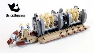 Lego Star Wars 75086 Battle Droid Troop Carrier - Lego Speed Build