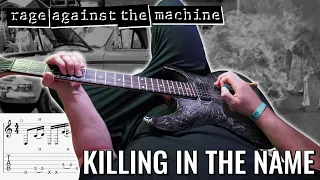 Rage Against The Machine - Killing In The Name FULL Guitar Lesson / Cover | PoV/Tab