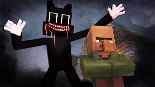 Invasion of Cartoon Cat | Minecraft Animation