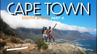 CAPE TOWN, SOUTH AFRICA Travel Vlog: Part 2! Let's Hike Lion's Head!