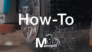 Ice resurfacer WM Mammoth: Dynamic steered wheel wash system