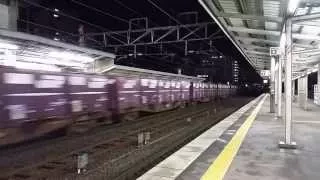 【JR貨物】EF510形牽引貨物列車　彦根駅　通過