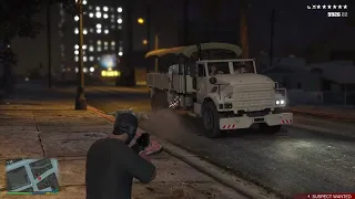 GTA 5 - Grove Street Police Raid Rampage + Six Star Escape