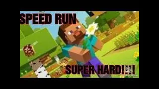 I broke the minecraft speedrun world record with 38 seconds (not clickbait)