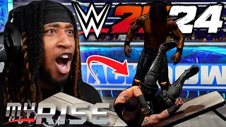 WWE 2K24 MyRISE #2 - BRUTAL TLC MATCH FOR THE WWE UNIVERSAL CHAMPIONSHIP!