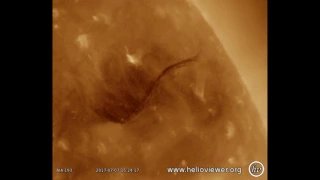 AIA 193 (2017-07-07 09:00:53 - 2017-07-07 20:57:17 UTC)