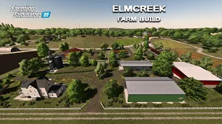 Building small American farm in Elmcreek, farm build, farm building | Elmcreek | FS22 | Timelapse