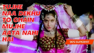 Tujhe Na Dekhu Toh | Kumar Sanu | Alka Yagnik | Rang | 1993 | 90's superhit