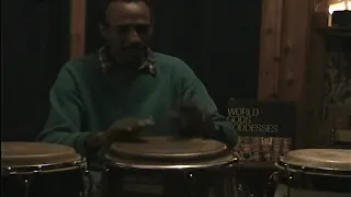 Conga Master Joe Frost on "the gallop" in Afro-Cuban Drumming