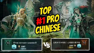 Asian #1 vs #2 Leaderboard Fight 🥵 Pro Chinese player vs odyssey ⚔️ || Shadow Fight 4 Arena