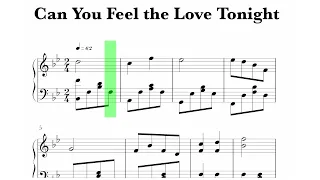 Elton John - Can You Feel the Love Tonight Sheet Music