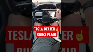 TESLA SNOB BREAKS DADDY’S $150K TESLA AT DEALER 😂😭 #Shorts