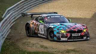 Nordschleife Crash / Collision BMW Z4 GT3 Walkenhorst & Audi R8 LMS - Nürburgring