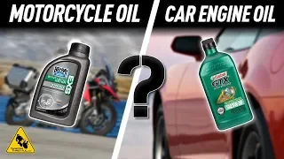 Motorcycle Oil vs. Car Oil | What's the Difference? | TwistedThrottle.com