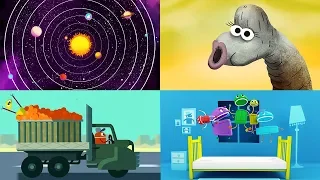 StoryBots | Top StoryBots Songs | Favourite Songs For Children | Outer Space, Dinosaurs and Trucks!