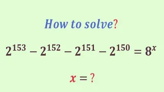 UAE-Math Exponential Olympiad problem | rational equation | x=?