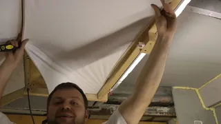 Stretch ceilings DIY / video lessons / Start