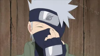 naruto sasuke and sakura try to see kakashi's face