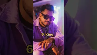 Top 10 Famous Rappers in India 🇮🇳| #shorts #viral #rap #india