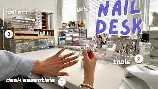 nail desk tour - most reached for products and tools