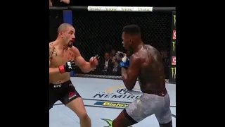 Israel Adesanya Knockout Robert Whittaker UFC Fight Slow-Mo