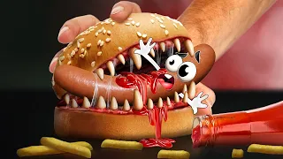 Funny Doodles And Their Awesome Life || Funny Food Pranks On Friends - #GOODLAND