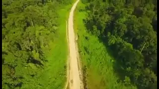 Maliau Basin - Entrance Aerial View